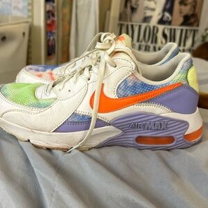 Nike multi color air max sneakers - size 8